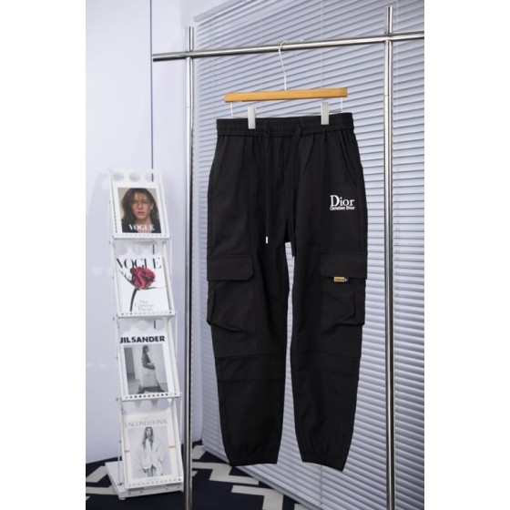 Dior Black Christian Dior Logo Elasticated Cargo Pants